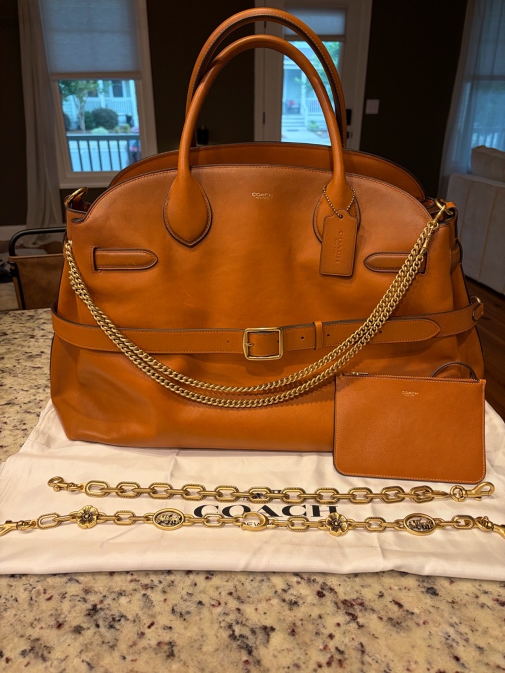Coach Empire 48 in  Saddle Brown